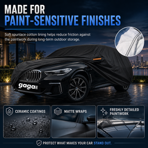 GagaFast Black Shield Pro Premium Car Cover South Africa – Soft Cotton Lining for Ceramic Coated & Wrapped Vehicles