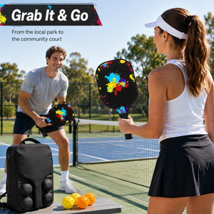 GagaFast T300 Carbon Fiber Pickleball Paddle Set