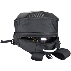GagaFast – Motorcycle Helmet Laptop Hard Shell Expandable Waterproof Backpack