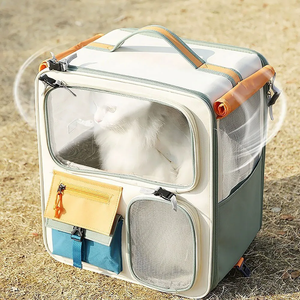 GagaFast Pet Carrier Foldable Backpack for Cats and Small Dogs