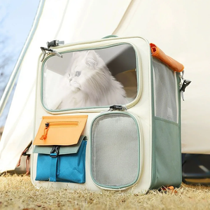 GagaFast Pet Carrier Foldable Backpack for Cats and Small Dogs