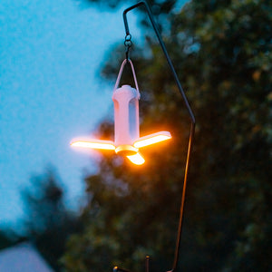 Outdoor Camping Foldable Rechargeable Portable Tent Ambient Light – Green