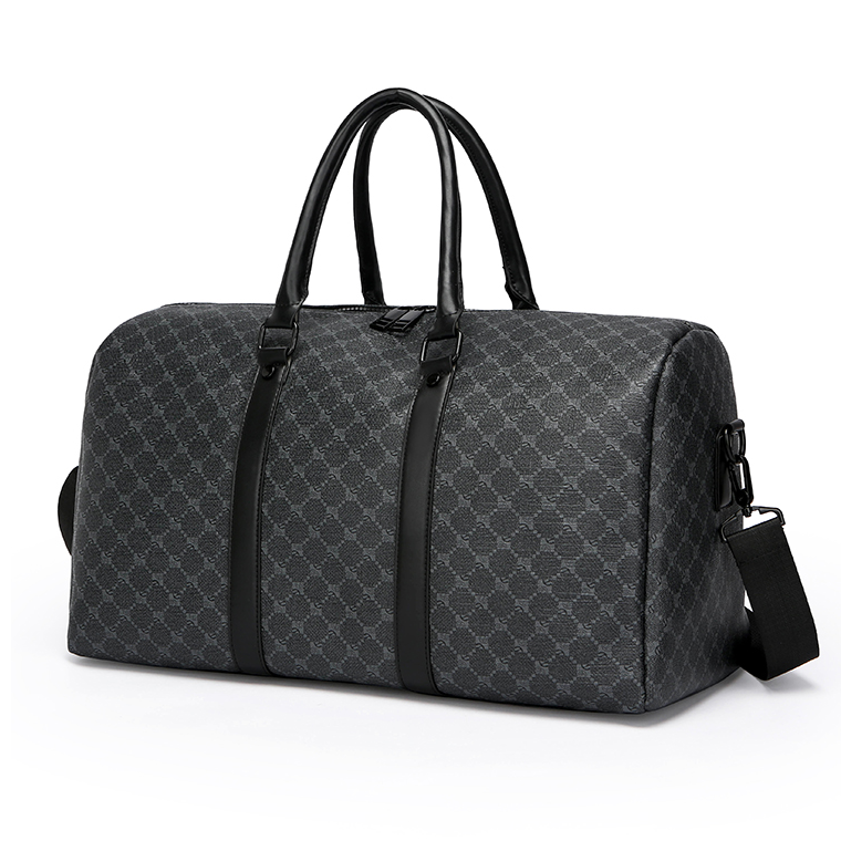 GagaFast Classic Monogram Travel Gym Sports Duffel Bag with Luggage Strap