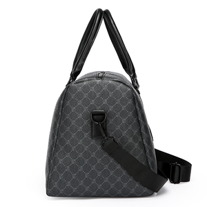 GagaFast Classic Monogram Travel Gym Sports Duffel Bag with Luggage Strap