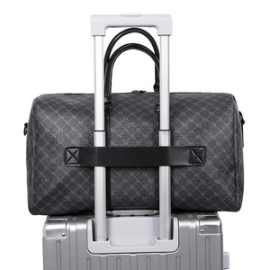 GagaFast Classic Monogram Travel Gym Sports Duffel Bag with Luggage Strap