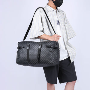 GagaFast Monogram Business Travel Gym Duffel Bag with Shoe Compartment