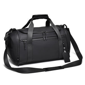 Unisex Gym Travel Duffel Bag with Shoe Compartment Wet-Dry Separation