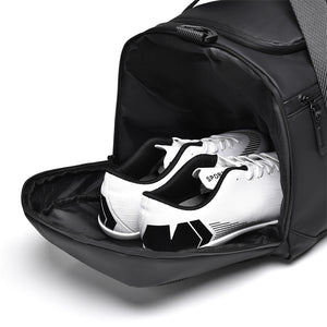 Unisex Gym Travel Duffel Bag with Shoe Compartment Wet-Dry Separation