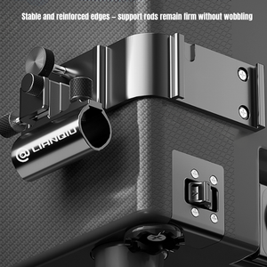 LIANQIU 29L Multifunctional Fishing Box Adjustable Legs Foldable Backrest