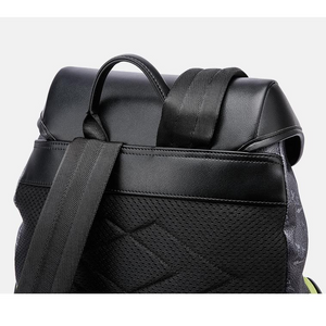 Mark Fairwhale Unisex Business Travel Laptop Backpack with Luggage Strap – Black