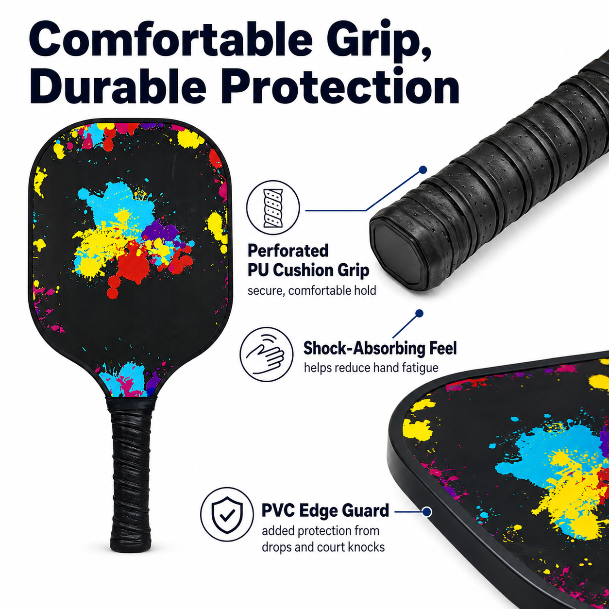 GagaFast T300 Carbon Fiber Pickleball Paddle Set