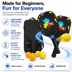 GagaFast T300 Carbon Fiber Pickleball Paddle Set