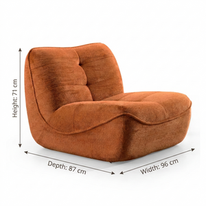 GagaFast Compressed Memory Foam Single Sofa Chair in a Box High Backrest