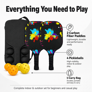 GagaFast T300 Carbon Fiber Pickleball Paddle Set