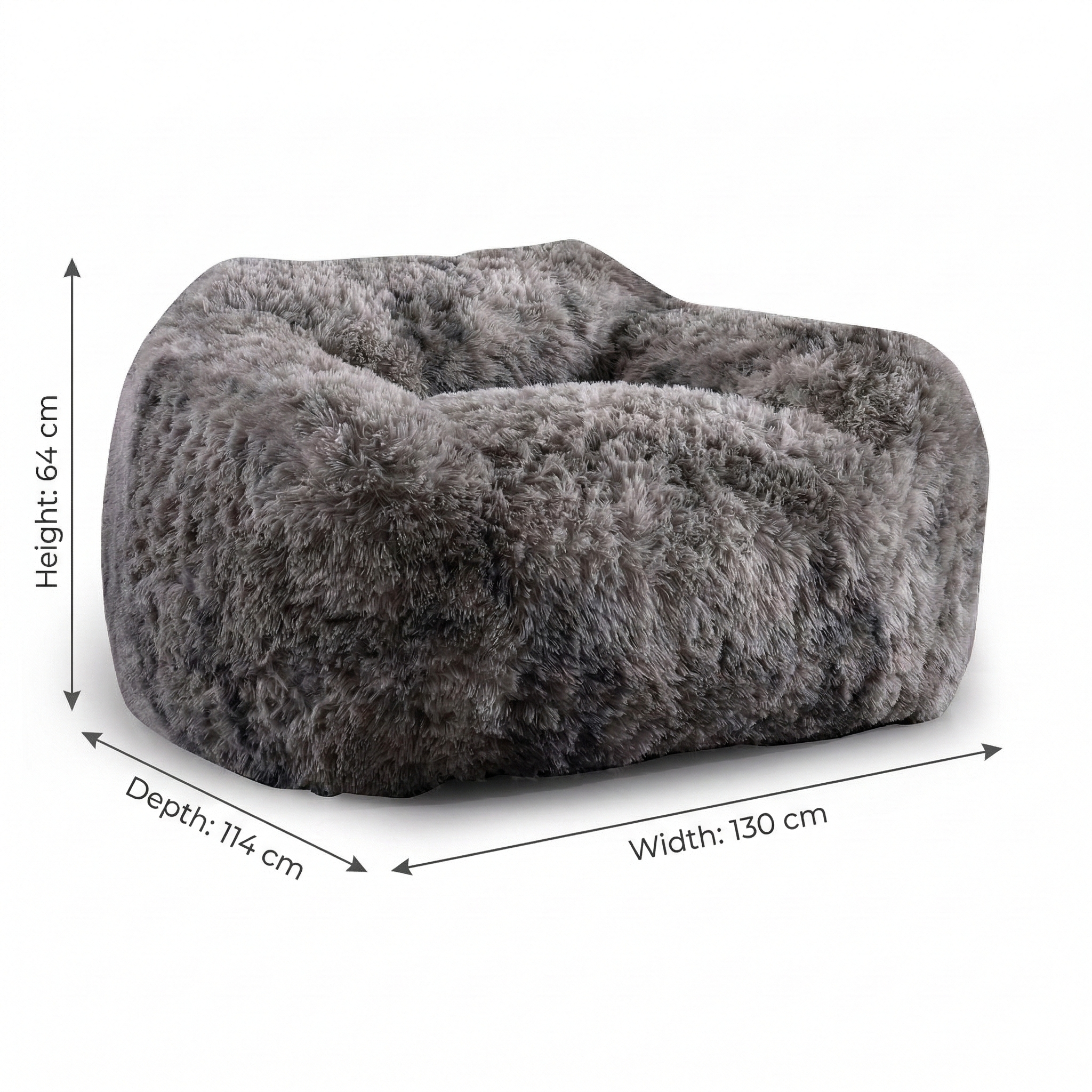 GagaFast Modern Luxury Compressed Memory Foam Single Sofa Couch in a Box