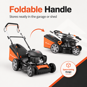 YARD FORCE Honda GCV200 Self-Propelled Petrol Lawnmower 51cm 4-in-1