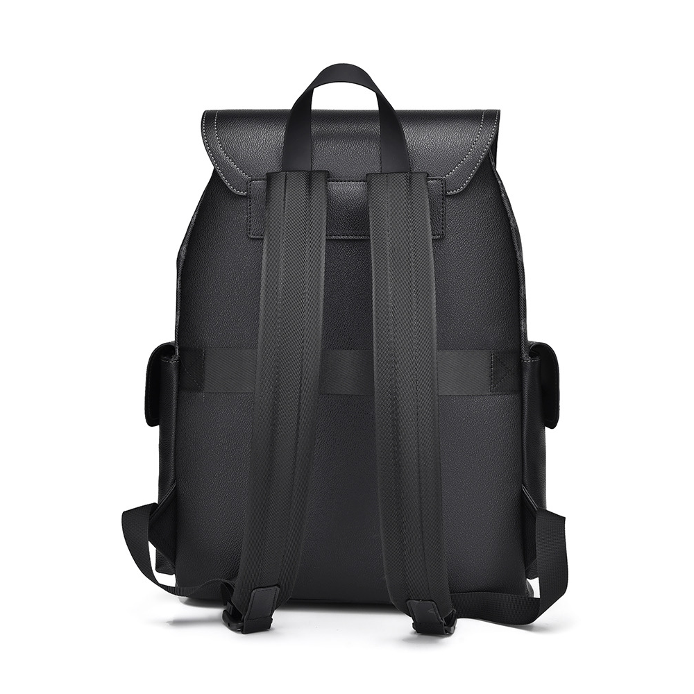 Men’s Classic Monogram Laptop Backpack With Magnetic Buckle
