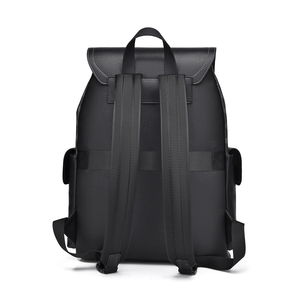 Men’s Classic Monogram Laptop Backpack With Magnetic Buckle