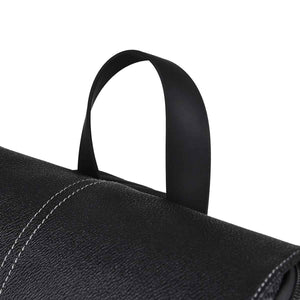 GagaFast Men's Classic Monogram Laptop Backpack with Snap Button Flap