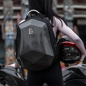 GagaFast – Motorcycle Helmet Laptop Hard Shell Expandable Waterproof Backpack