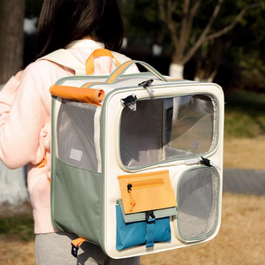 GagaFast Pet Carrier Foldable Backpack for Cats and Small Dogs