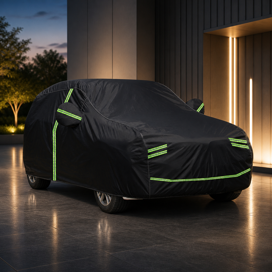 GagaFast Black Shield 420D Oxford Car Cover – All-Weather UV Wind Rain & Dust Protection South Africa