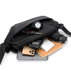 Tactical Cross-Body Shoulder Chest Bag For Men With Magnetic Buckle