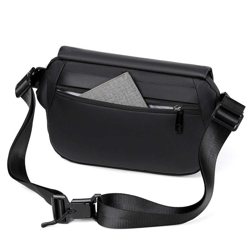 Tactical Cross-Body Shoulder Chest Bag For Men With Magnetic Buckle