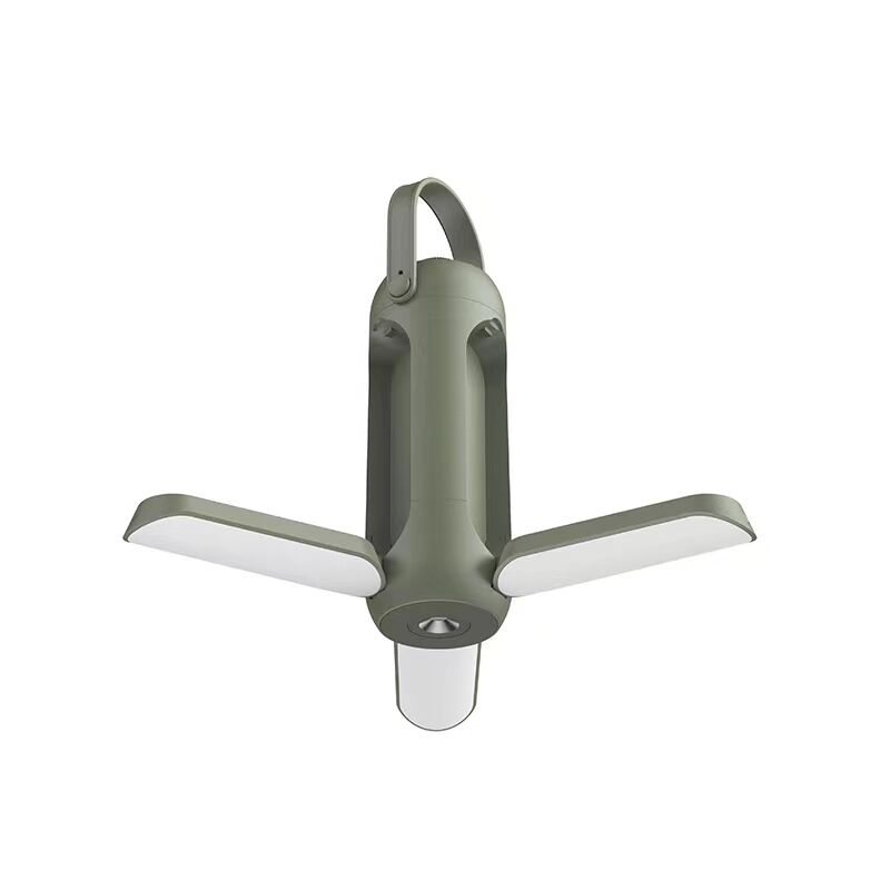 Outdoor Camping Foldable Rechargeable Portable Tent Ambient Light – Green