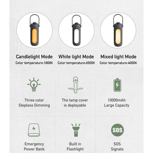Outdoor Camping Foldable Rechargeable Portable Tent Ambient Light – Green