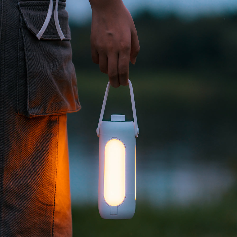 Outdoor Camping Foldable Rechargeable Portable Tent Ambient Light – Green