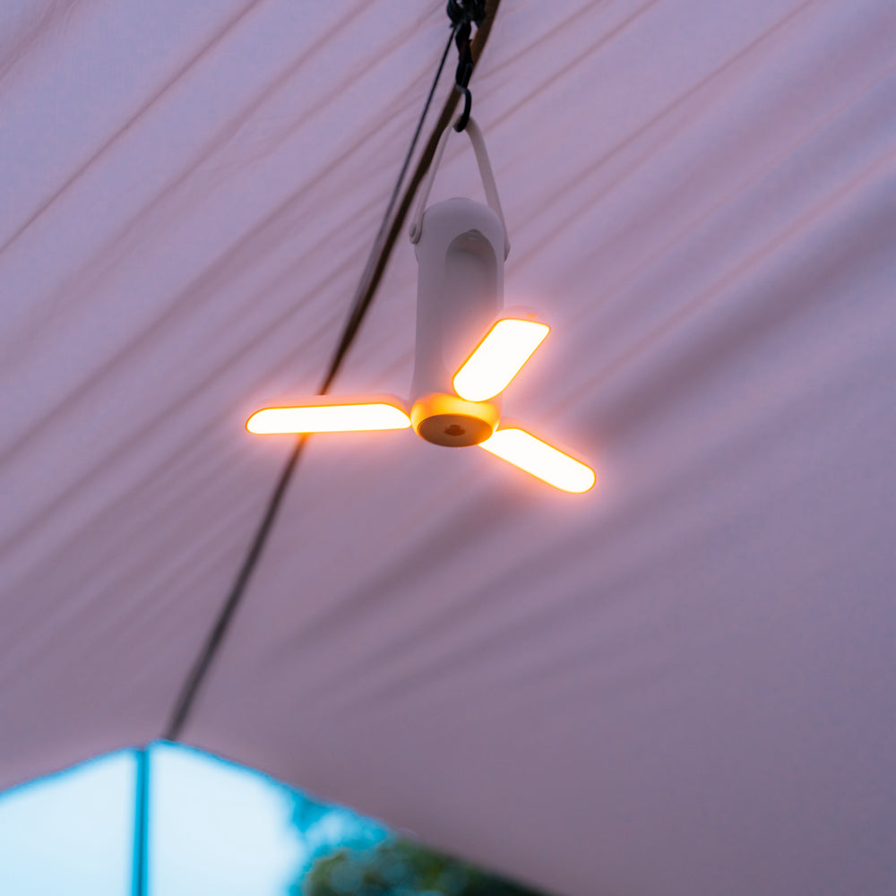 Outdoor Camping Foldable Rechargeable Portable Tent Ambient Light – Green