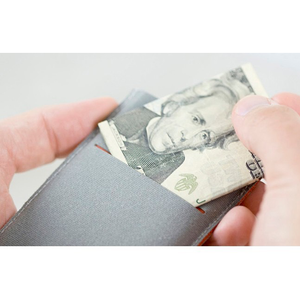 Minimalist Business Slim Foldable Pull-out Card Holder Wallet – Red