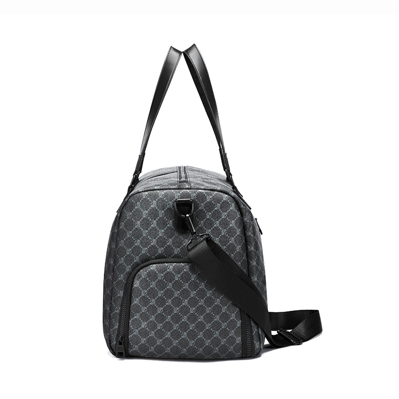 GagaFast Classic Monogram Travel Sports Duffel Bag with Shoe Compartment