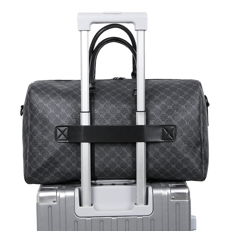 GagaFast Classic Monogram Travel Gym Sports Duffel Bag with Luggage Strap