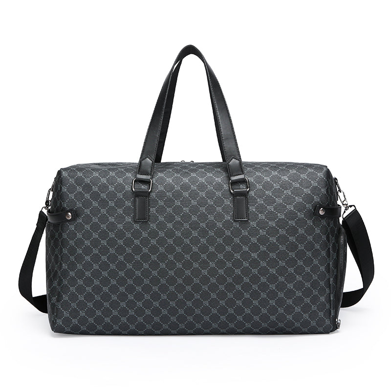 GagaFast Monogram Business Travel Gym Duffel Bag with Shoe Compartment