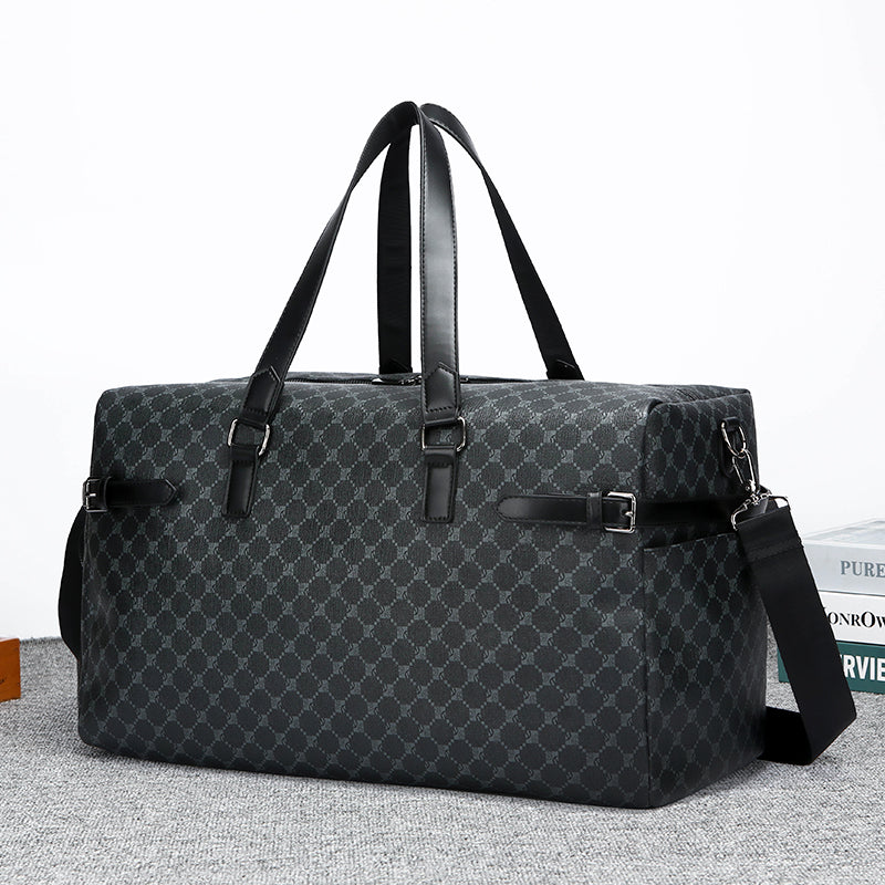 GagaFast Monogram Business Travel Gym Duffel Bag with Shoe Compartment