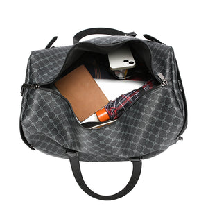 GagaFast Monogram Business Travel Gym Duffel Bag with Shoe Compartment