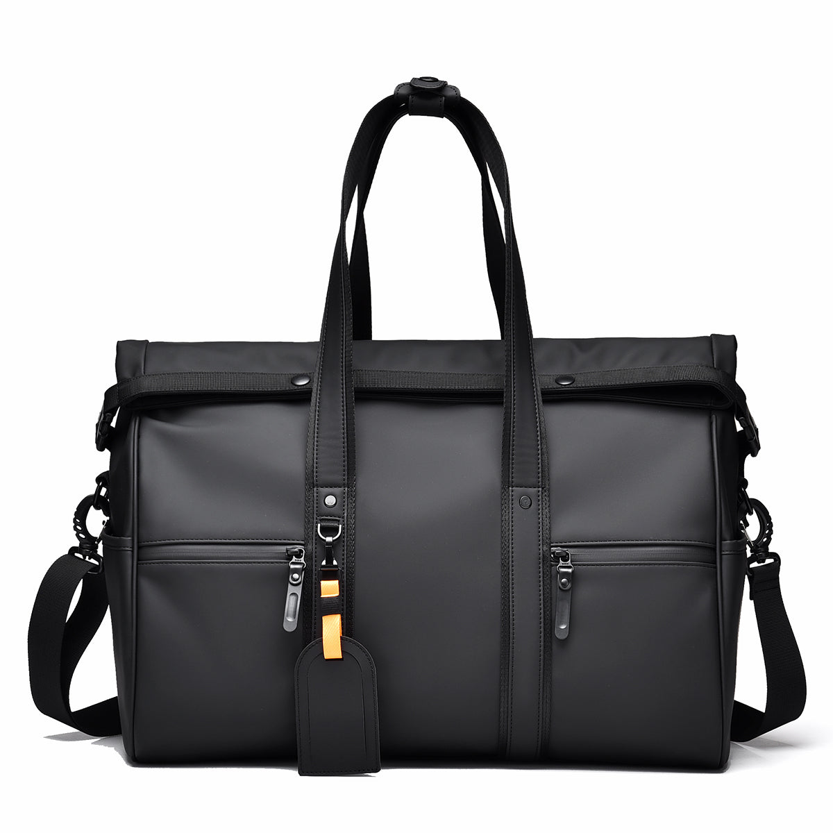 Expandable Travel Duffel Gym Bag with Wet-Dry Separation Luggage Strap