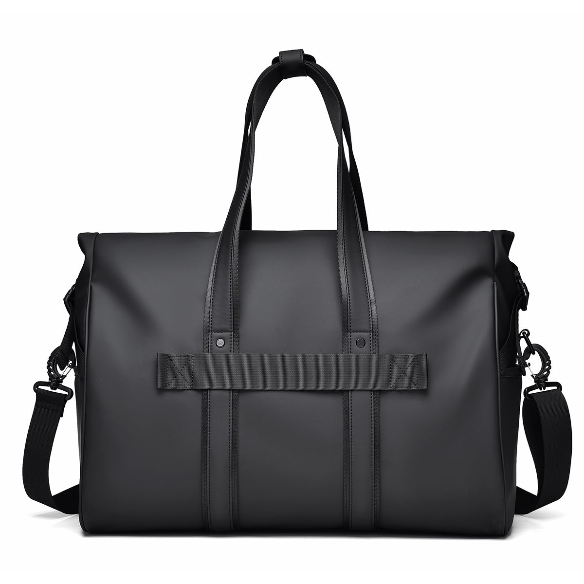 Expandable Travel Duffel Gym Bag with Wet-Dry Separation Luggage Strap