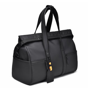 Expandable Travel Duffel Gym Bag with Wet-Dry Separation Luggage Strap