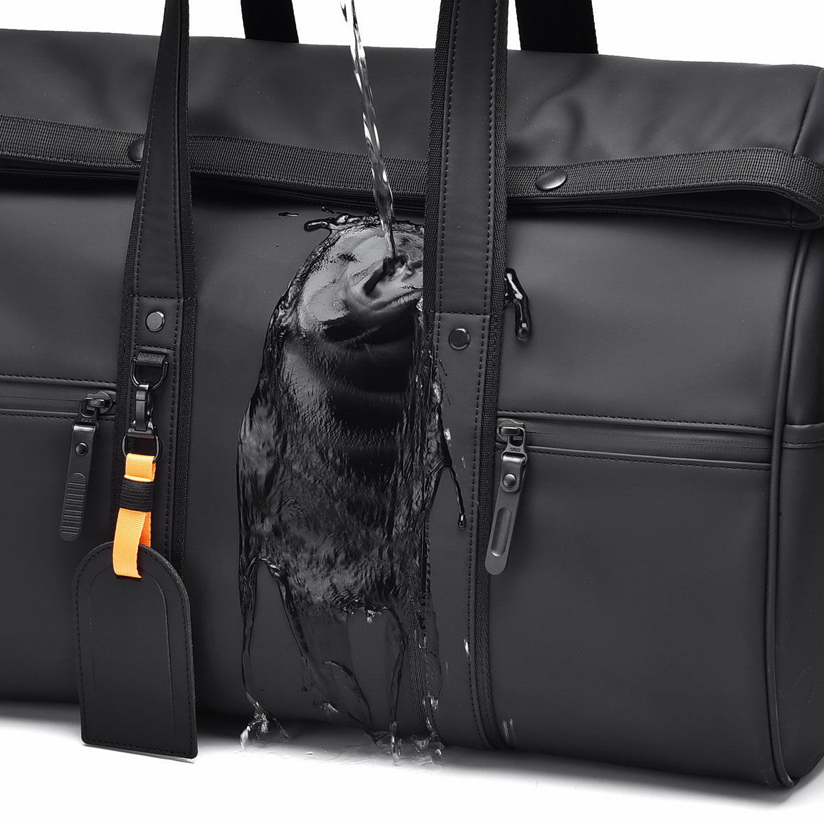 Expandable Travel Duffel Gym Bag with Wet-Dry Separation Luggage Strap