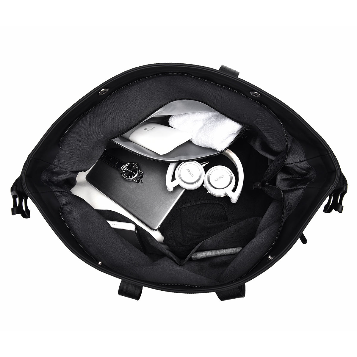 Expandable Travel Duffel Gym Bag with Wet-Dry Separation Luggage Strap