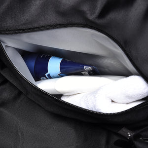 Expandable Travel Duffel Gym Bag with Wet-Dry Separation Luggage Strap