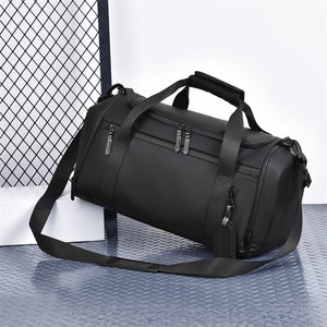 Unisex Gym Travel Duffel Bag with Shoe Compartment Wet-Dry Separation