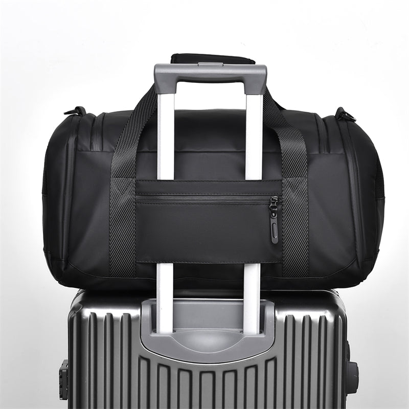 Unisex Gym Travel Duffel Bag with Shoe Compartment Wet-Dry Separation