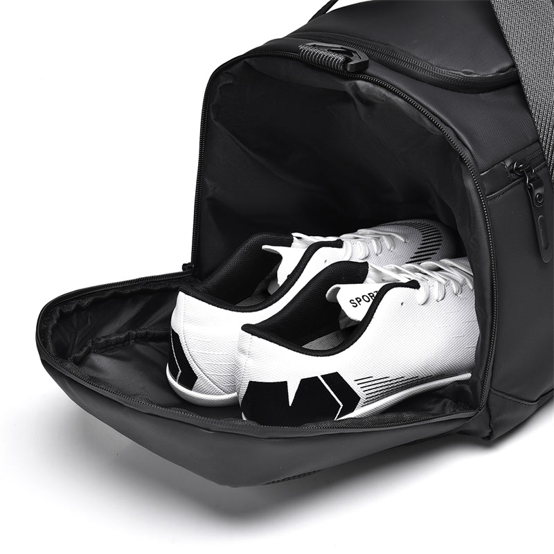 Unisex Gym Travel Duffel Bag with Shoe Compartment Wet-Dry Separation