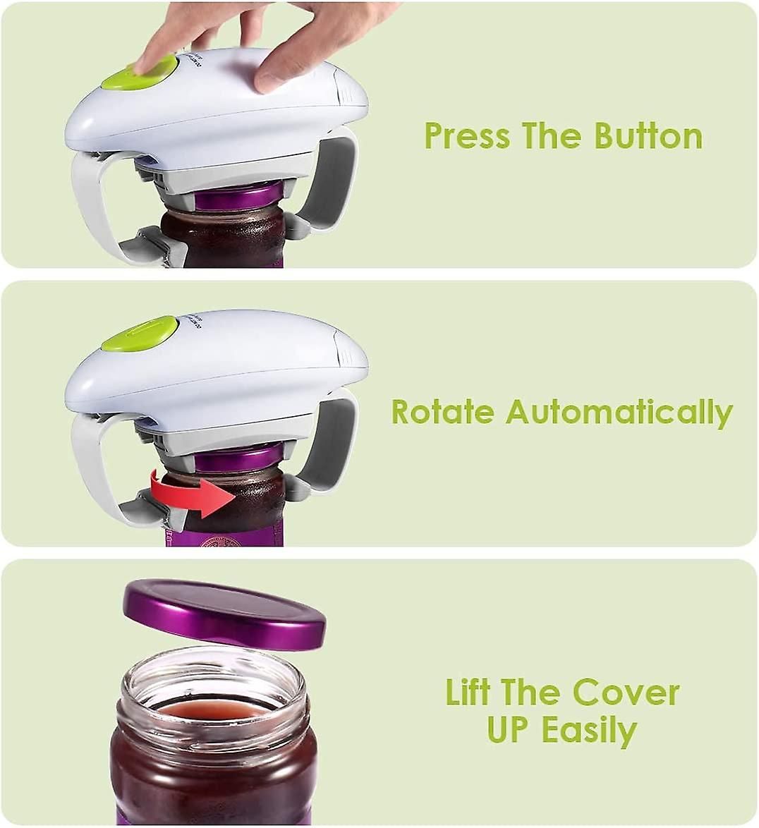 GagaFast Electric Jar Opener Automatic Hands-Free Cap Opener