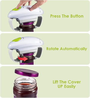 GagaFast Electric Jar Opener Automatic Hands-Free Cap Opener