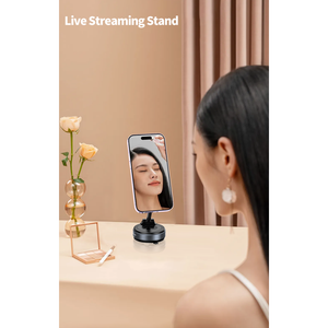 GagaFast Rotating Vacuum Magnetic Phone Holder Stand for Any Smooth Surface – White